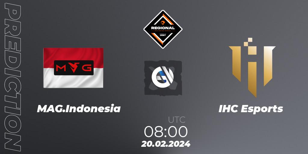 Pronósticos MAG.Indonesia - IHC Esports. 20.02.24. RES Regional Series: SEA #1 - Dota 2
