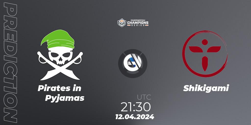 Pronósticos Pirates in Pyjamas - Shikigami. 12.04.2024 at 21:30. Overwatch Champions Series 2024 - North America Stage 2 Group Stage - Overwatch