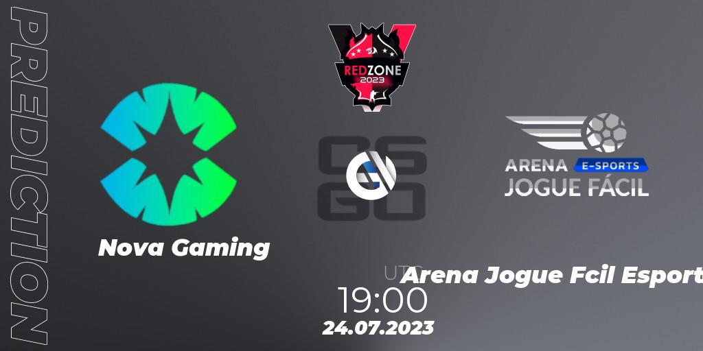 Pronósticos Nova Gaming - Arena Jogue Fácil Esports. 24.07.2023 at 19:00. RedZone PRO League Season 5 - Counter-Strike (CS2)