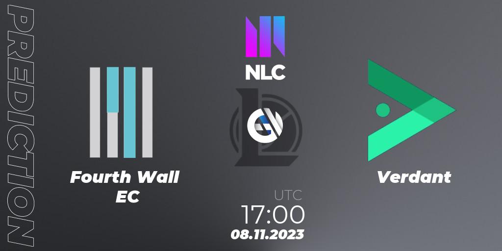 Pronósticos Fourth Wall EC - Verdant. 08.11.2023 at 17:00. NLC Aurora Cup 2023 - LoL