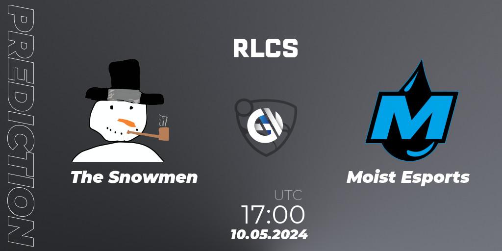 Pronósticos The Snowmen - Moist Esports. 10.05.2024 at 17:00. RLCS 2024 - Major 2: NA Open Qualifier 5 - Rocket League