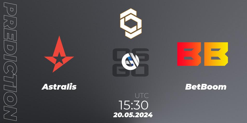 Pronósticos Astralis - BetBoom. 20.05.2024 at 16:10. CCT Global Finals - Counter-Strike (CS2)