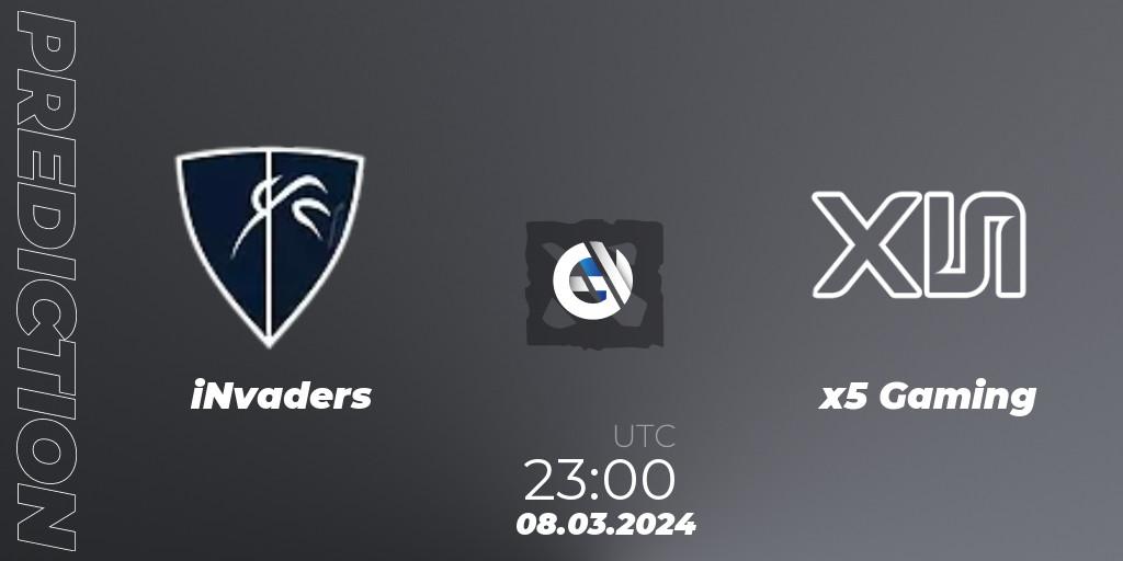 Pronósticos iNvaders - x5 Gaming. 12.03.24. Maincard Unmatched - March - Dota 2