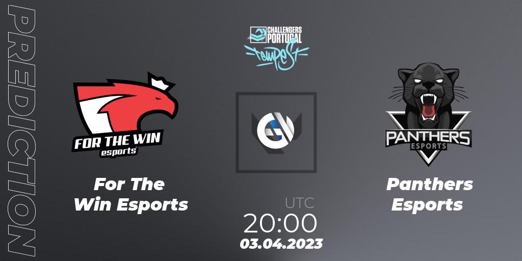 Pronósticos For The Win Esports - Panthers Esports. 03.04.2023 at 19:00. VALORANT Challengers 2023 Portugal: Tempest Split 2 - VALORANT