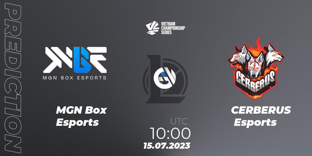 Pronósticos MGN Box Esports - CERBERUS Esports. 15.07.23. VCS Dusk 2023 - LoL