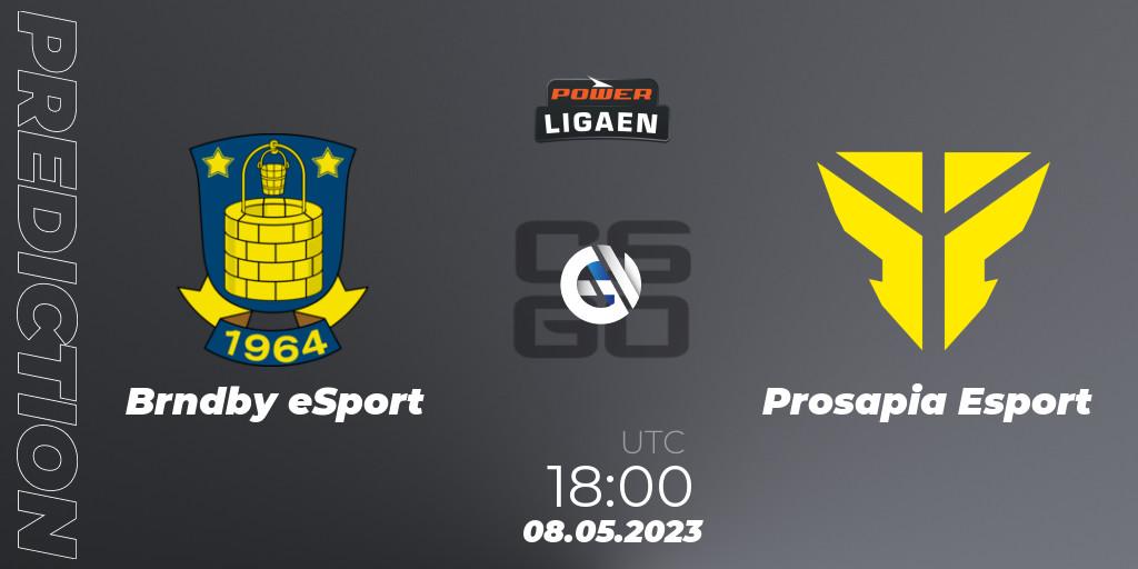 Pronósticos Brøndby eSport - Prosapia Esport. 08.05.2023 at 18:00. Dust2.dk Ligaen Season 23 - Counter-Strike (CS2)