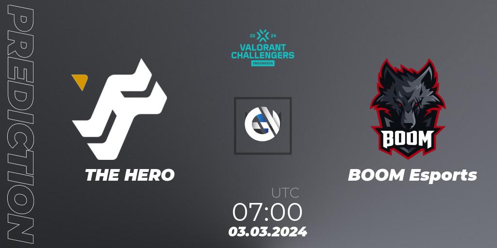 Pronósticos THE HERO - BOOM Esports. 03.03.24. VALORANT Challengers Indonesia 2024: Split 1 - VALORANT