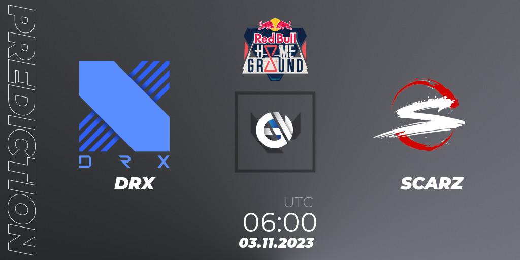 Pronósticos DRX - SCARZ. 03.11.23. Red Bull Home Ground #4 - Swiss Stage - VALORANT