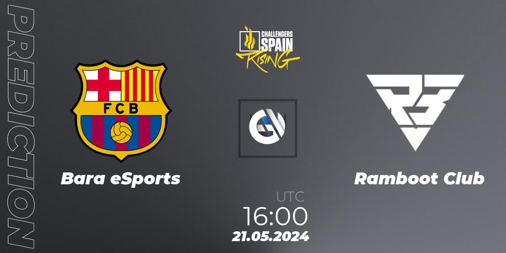 Pronósticos Barça eSports - Ramboot Club. 21.05.2024 at 18:00. VALORANT Challengers 2024 Spain: Rising Split 2 - VALORANT