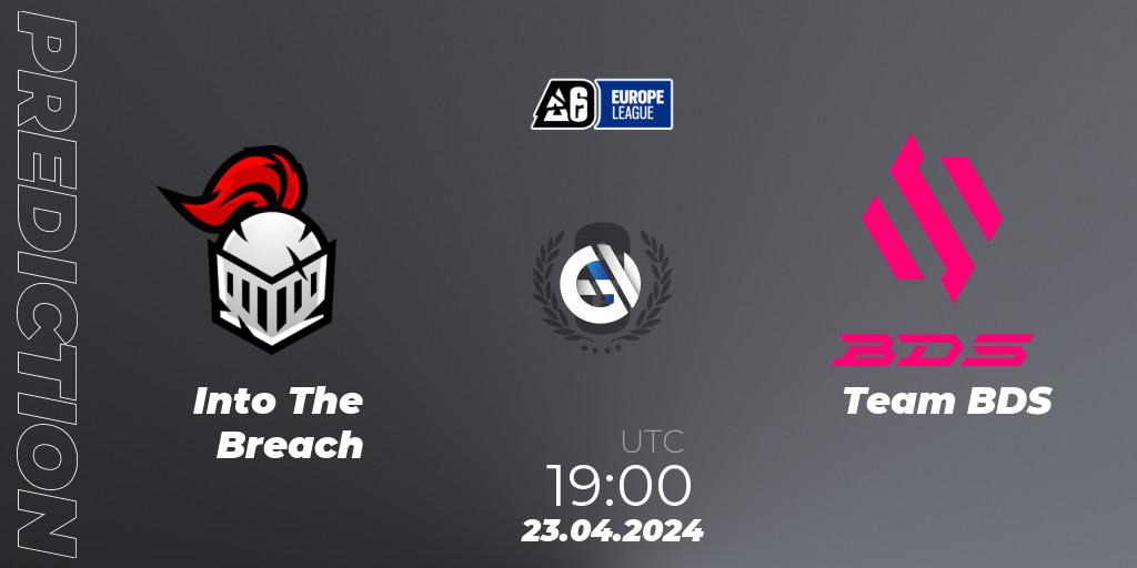 Pronósticos Into The Breach - Team BDS. 23.04.2024 at 19:00. Europe League 2024 - Stage 1 - Rainbow Six