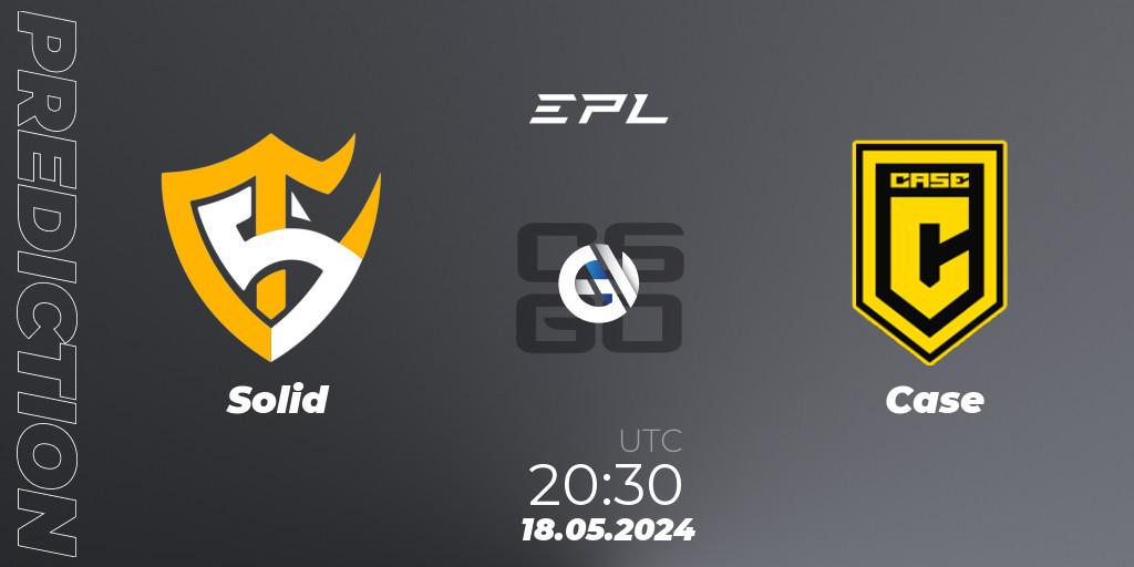 Pronósticos Solid - Case. 18.05.2024 at 20:30. EPL World Series: Americas Season 8 - Counter-Strike (CS2)
