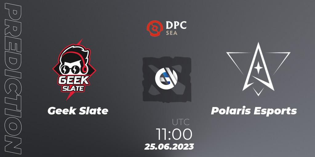 Pronósticos Geek Slate - Polaris Esports. 25.06.23. DPC 2023 Tour 3: SEA Division II (Lower) - Dota 2