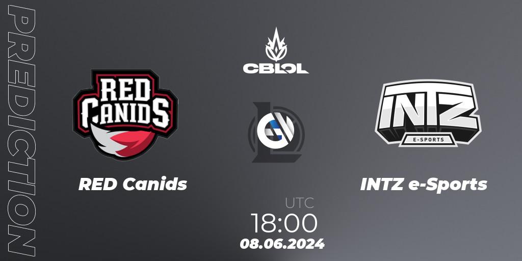 Pronósticos RED Canids - INTZ e-Sports. 08.06.2024 at 18:00. CBLOL Split 2 2024 - Group Stage - LoL