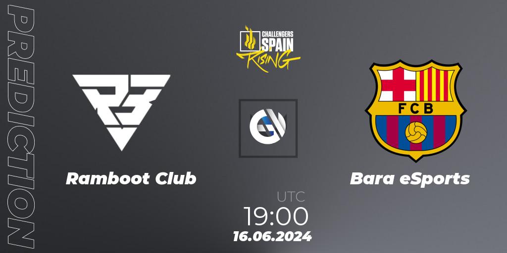 Pronósticos Ramboot Club - Barça eSports. 16.06.2024 at 18:00. VALORANT Challengers 2024 Spain: Rising Split 2 - VALORANT