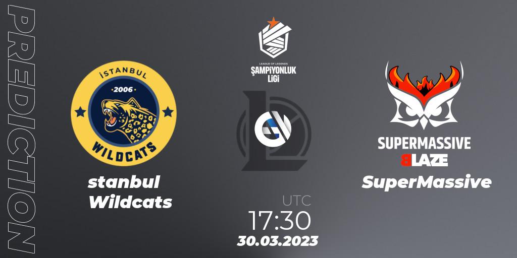 Pronósticos İstanbul Wildcats - SuperMassive. 30.03.23. TCL Winter 2023 - Playoffs - LoL
