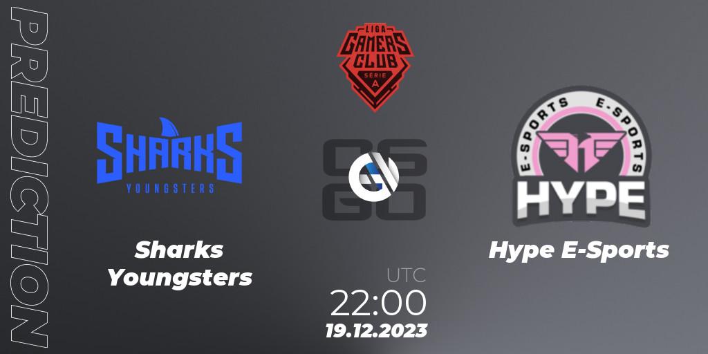 Pronósticos Sharks Youngsters - Hype E-Sports. 19.12.23. Gamers Club Liga Série A: December 2023 - CS2 (CS:GO)