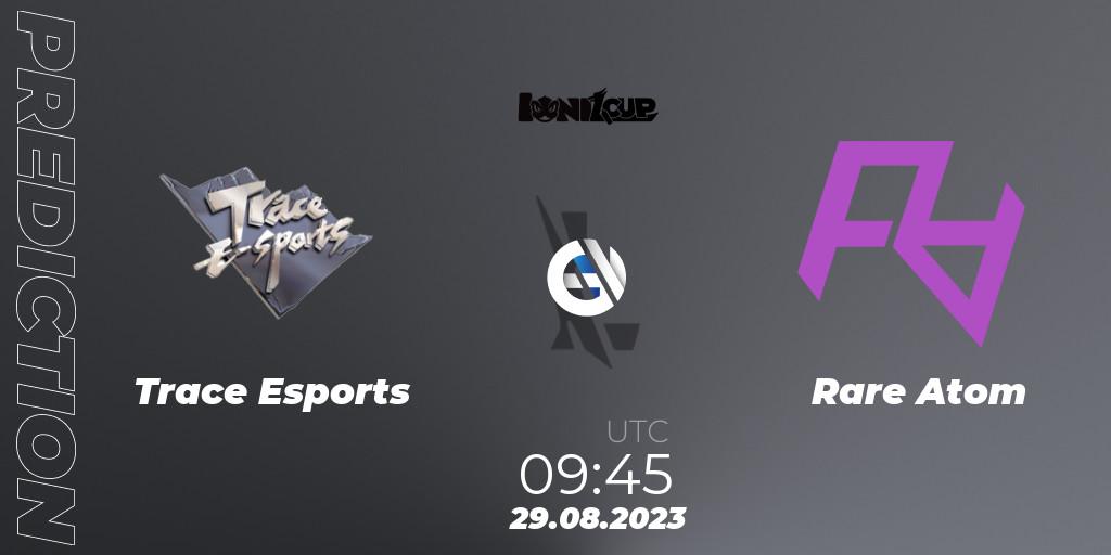 Pronósticos Trace Esports - Rare Atom. 29.08.2023 at 09:45. Ionia Cup 2023 - WRL CN Qualifiers - Wild Rift
