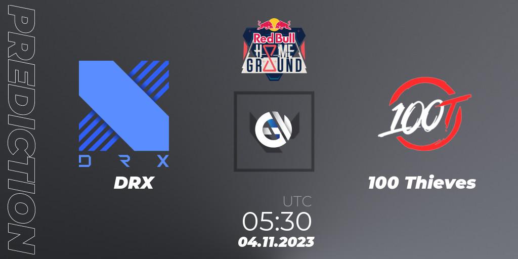 Pronósticos DRX - 100 Thieves. 04.11.23. Red Bull Home Ground #4 - VALORANT