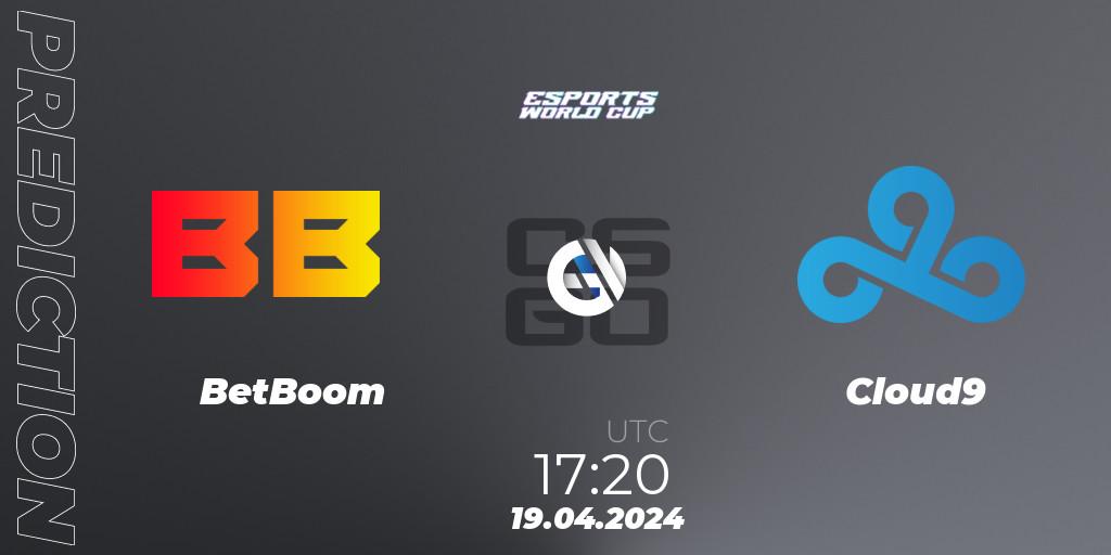 Pronósticos BetBoom - Cloud9. 19.04.24. Esports World Cup 2024: European Closed Qualifier - CS2 (CS:GO)