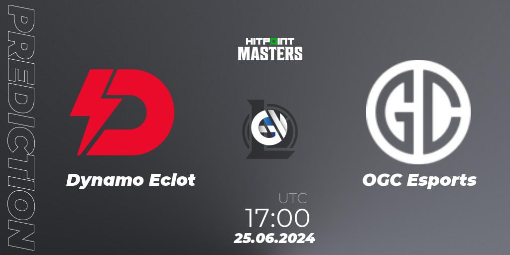 Pronósticos Dynamo Eclot - OGC Esports. 25.06.2024 at 17:00. Hitpoint Masters Summer 2024 - LoL