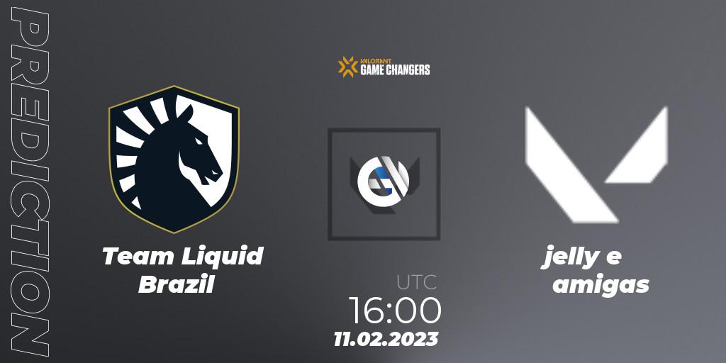Pronósticos Team Liquid Brazil - jelly e amigas. 11.02.23. VCT 2023: Game Changers Brazil Series 1 - Qualifier 2 - VALORANT