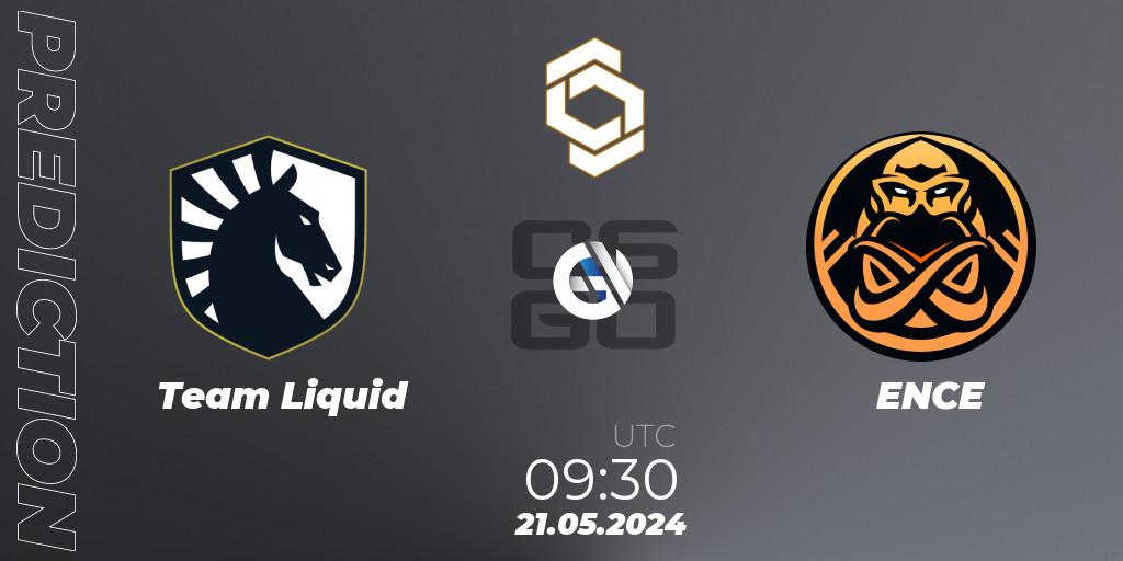 Pronósticos Team Liquid - ENCE. 21.05.2024 at 10:00. CCT Global Finals - Counter-Strike (CS2)