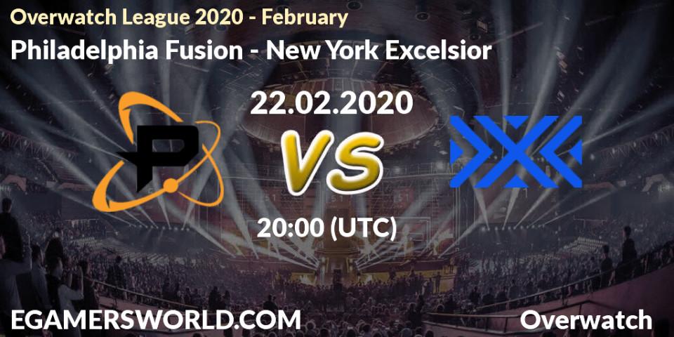 Philadelphia Fusion VS New York Excelsior