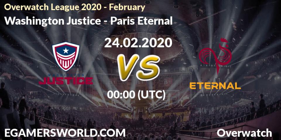 Washington Justice VS Paris Eternal