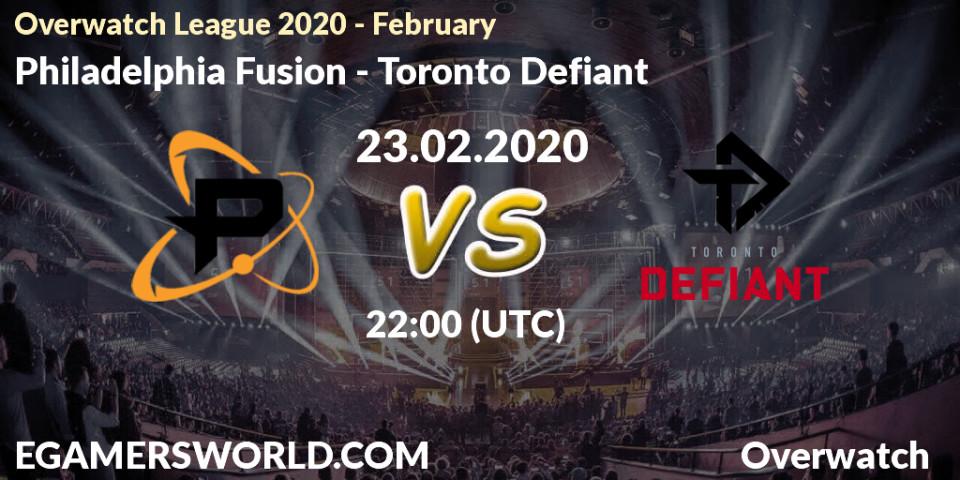 Philadelphia Fusion VS Toronto Defiant