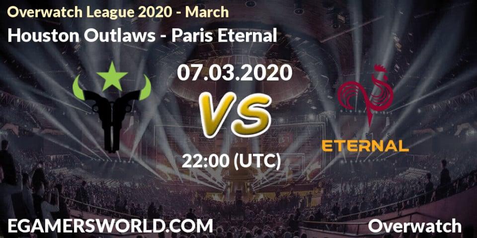 Houston Outlaws VS Paris Eternal