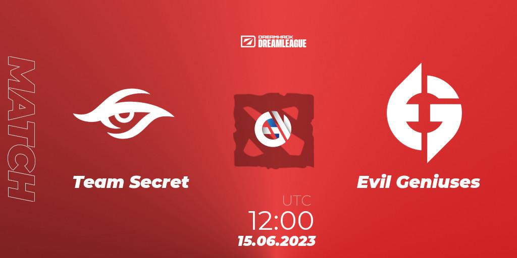 Team Secret VS Evil Geniuses