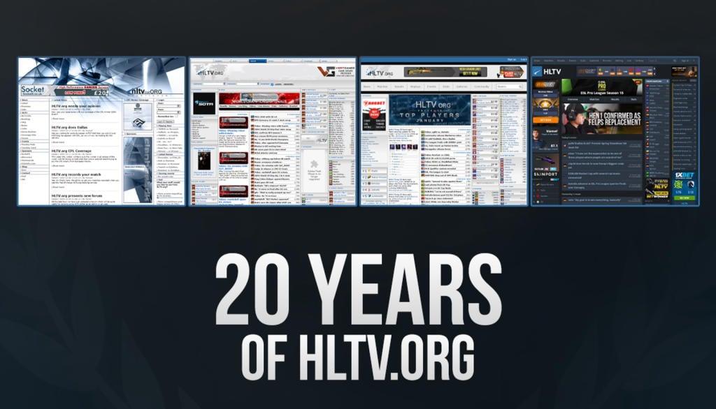 Ao vigésimo aniversário do portal HLTV