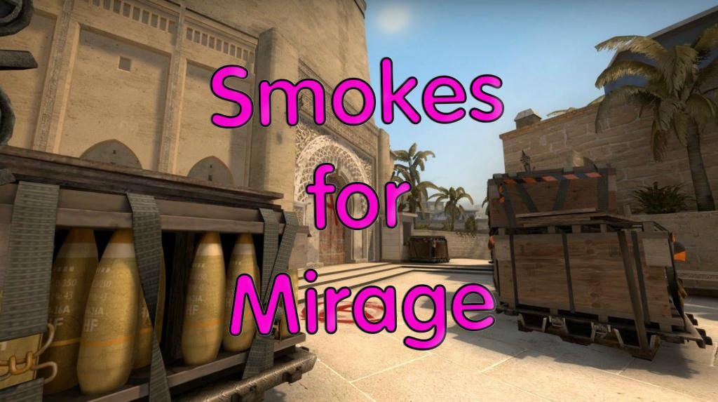 A fumaça se espalha em Mirage no site A