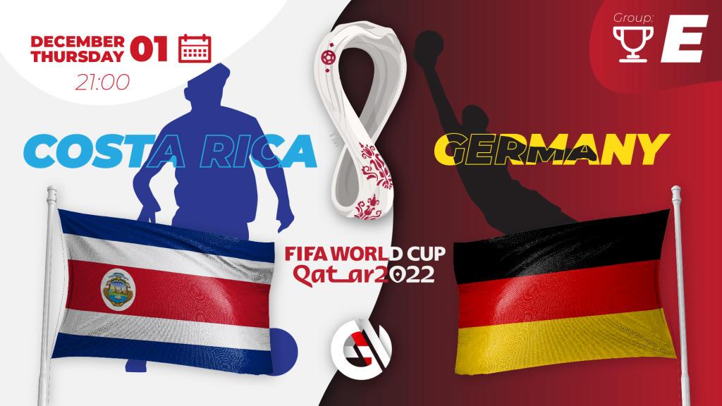Costa Rica - Alemanha: previsão e aposta na Copa do Mundo 2022 no Catar
