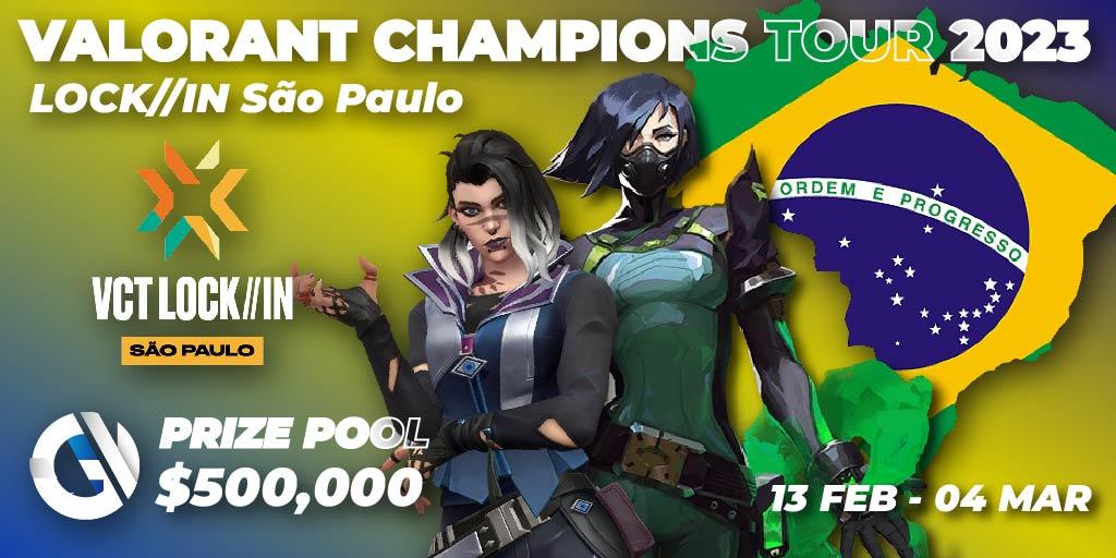 Prévia VALORANT Champions Tour 2023: LOCK // IN S ã o Paulo