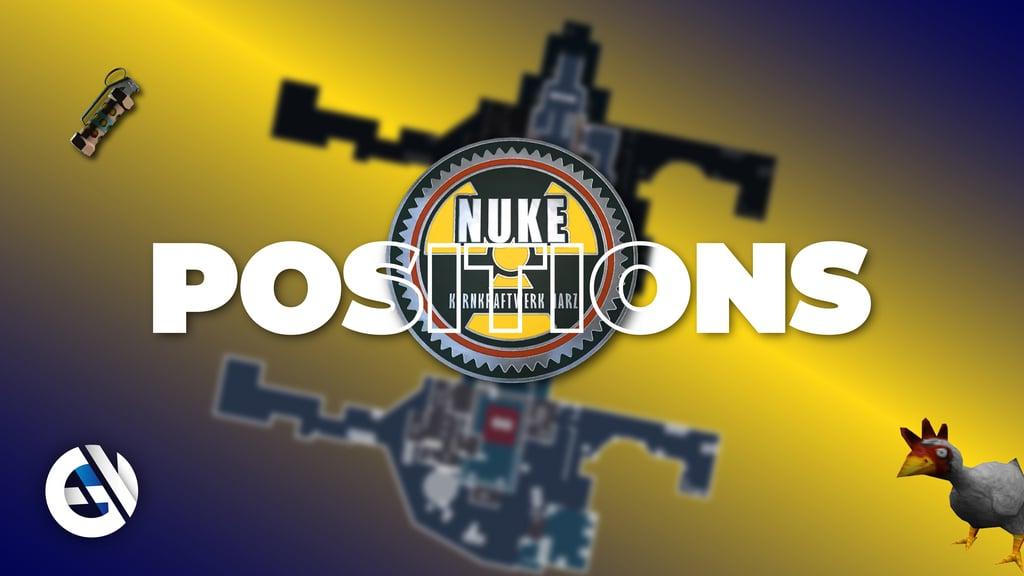 Todas as posições no mapa Nuke em CS:GO
