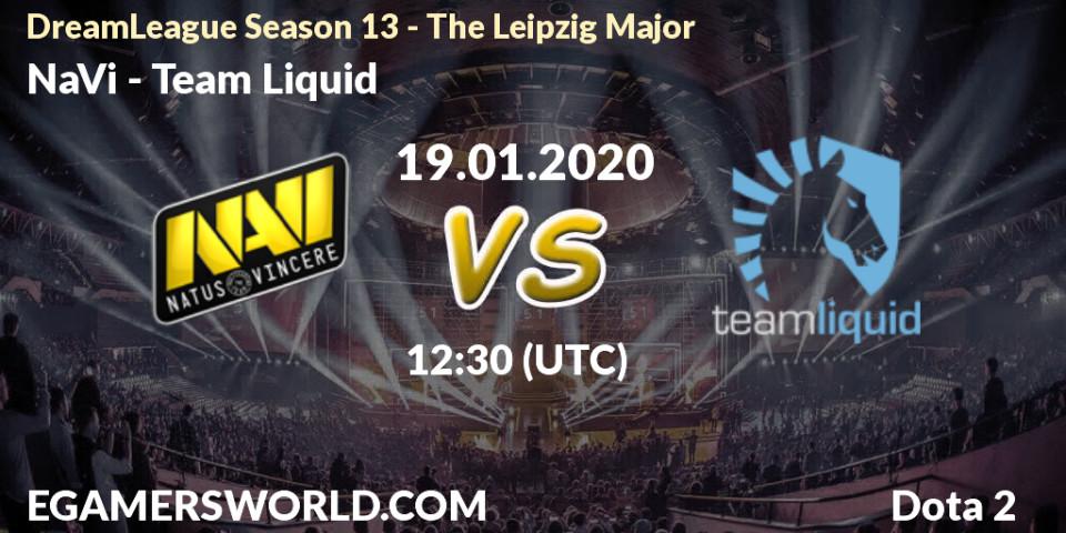 Pronósticos NaVi - Team Liquid. 19.01.20. DreamLeague Season 13 - The Leipzig Major - Dota 2