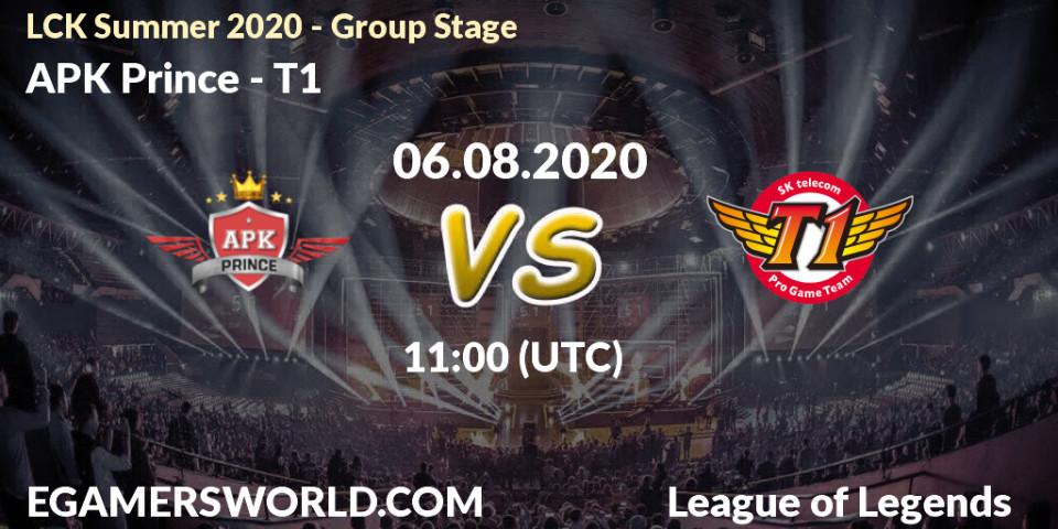 Pronósticos SeolHaeOne Prince - T1. 06.08.20. LCK Summer 2020 - Group Stage - LoL