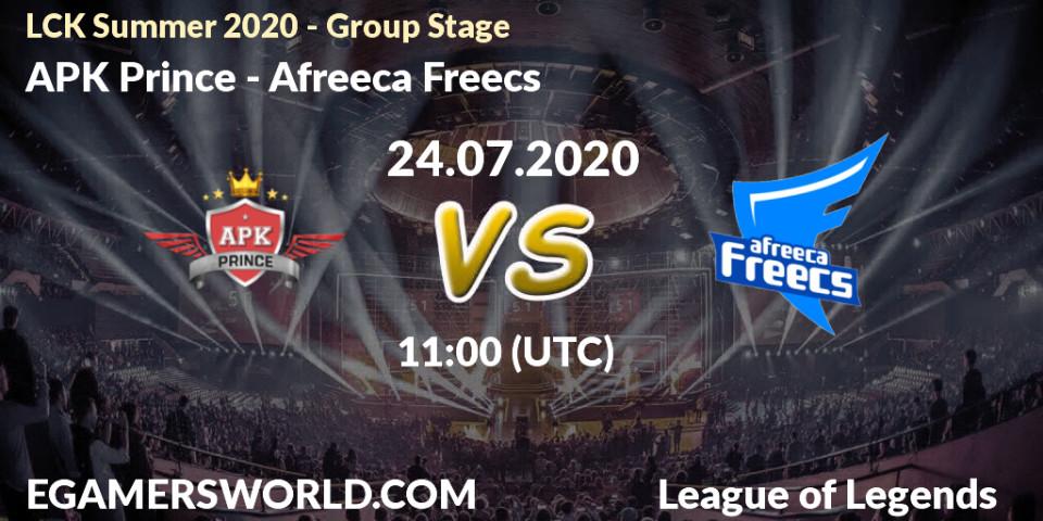 Pronósticos SeolHaeOne Prince - Afreeca Freecs. 24.07.20. LCK Summer 2020 - Group Stage - LoL