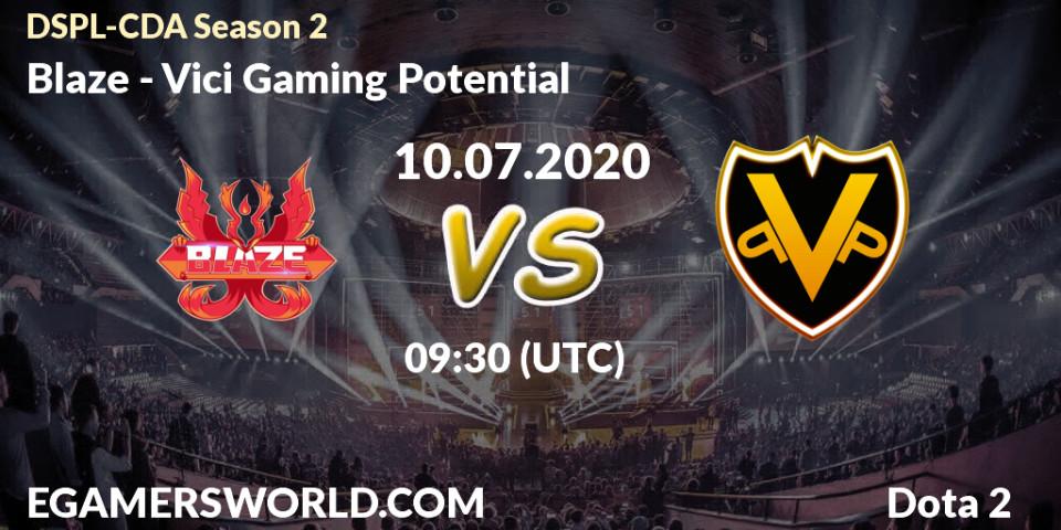 Pronósticos Blaze - Vici Gaming Potential. 10.07.20. Dota2 Secondary Professional League 2020 Season 2 - Dota 2