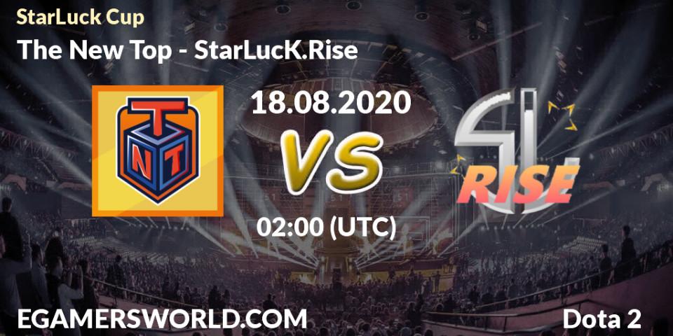 Pronósticos The New Top - StarLucK.Rise. 18.08.20. StarLuck Cup - Dota 2