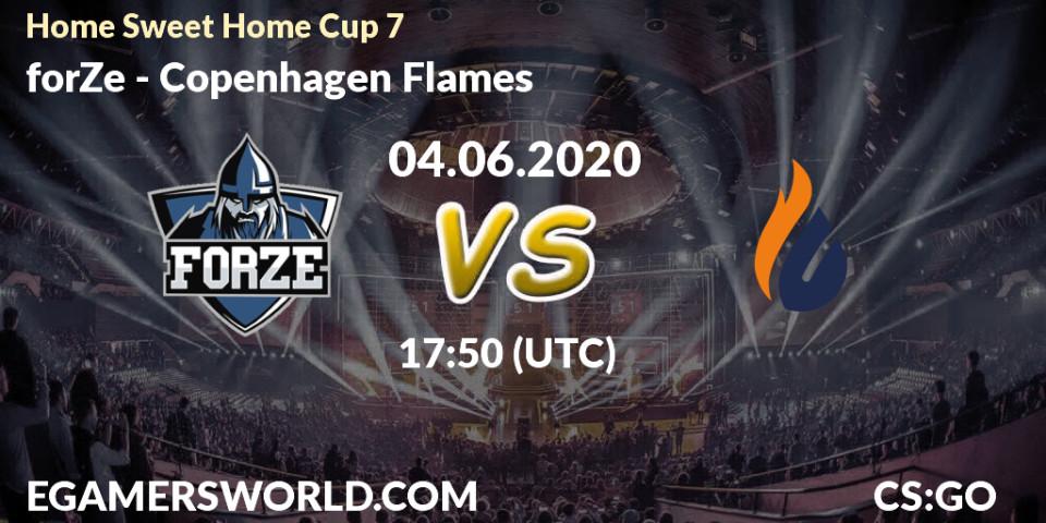 Pronósticos forZe - Copenhagen Flames. 04.06.20. #Home Sweet Home Cup 7 - CS2 (CS:GO)