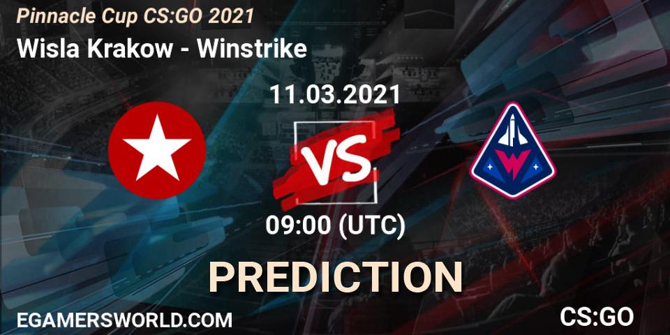 Pronósticos Wisla Krakow - Winstrike. 11.03.21. Pinnacle Cup #1 - CS2 (CS:GO)