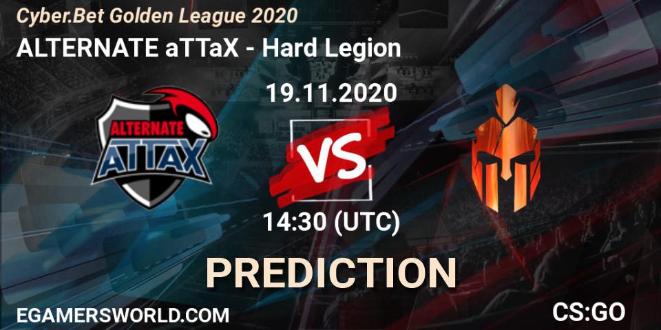 Pronósticos ALTERNATE aTTaX - Hard Legion. 19.11.20. Cyber.Bet Golden League 2020 - CS2 (CS:GO)