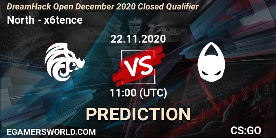 Pronósticos North - x6tence. 22.11.20. DreamHack Open December 2020 Closed Qualifier - CS2 (CS:GO)
