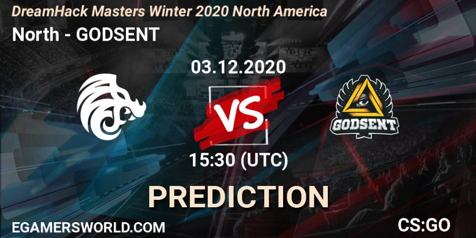 Pronósticos North - GODSENT. 03.12.20. DreamHack Masters Winter 2020 Europe - CS2 (CS:GO)