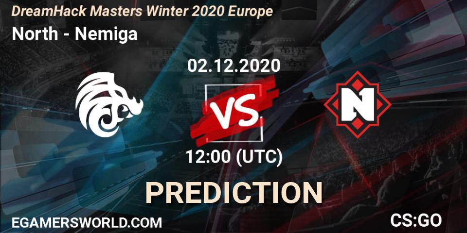 Pronósticos North - Nemiga. 02.12.20. DreamHack Masters Winter 2020 Europe - CS2 (CS:GO)