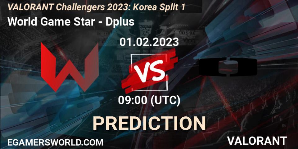 Pronósticos World Game Star - Dplus. 01.02.23. VALORANT Challengers 2023: Korea Split 1 - VALORANT