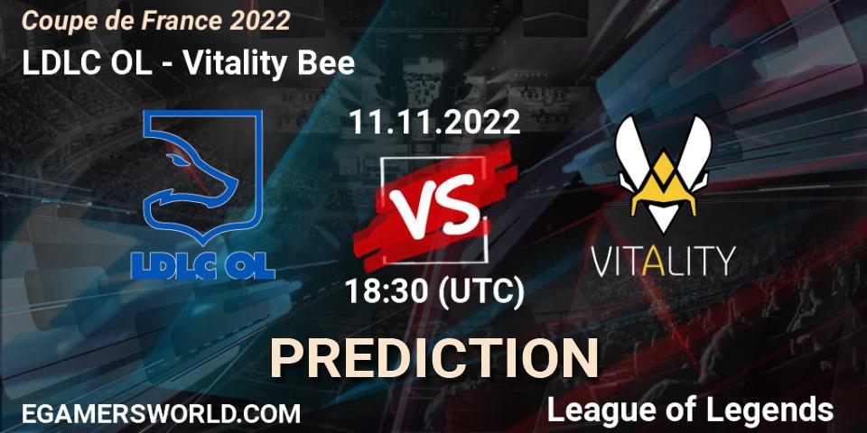 Pronósticos LDLC OL - Vitality Bee. 11.11.22. Coupe de France 2022 - LoL