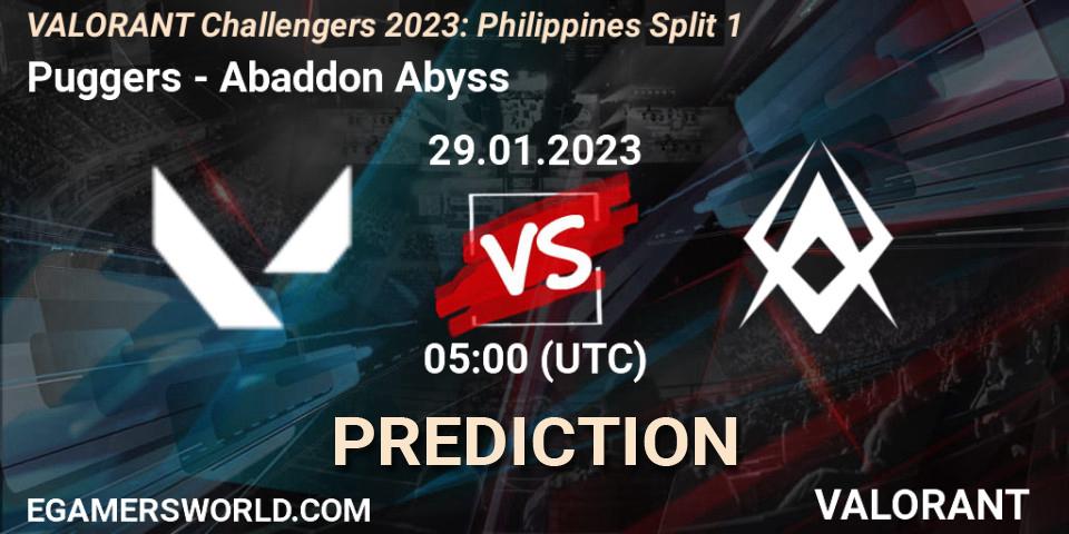 Pronósticos Puggers - Abaddon Abyss. 29.01.23. VALORANT Challengers 2023: Philippines Split 1 - VALORANT